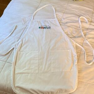 The Islands of Hawaii Port Authority White Apron with Colorful Embroidery